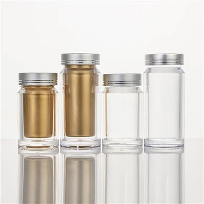 PS plasttilskuddsflaske med foring